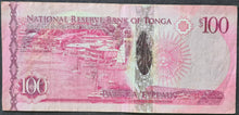 Load image into Gallery viewer, Tonga 100 Paanga Banknote
