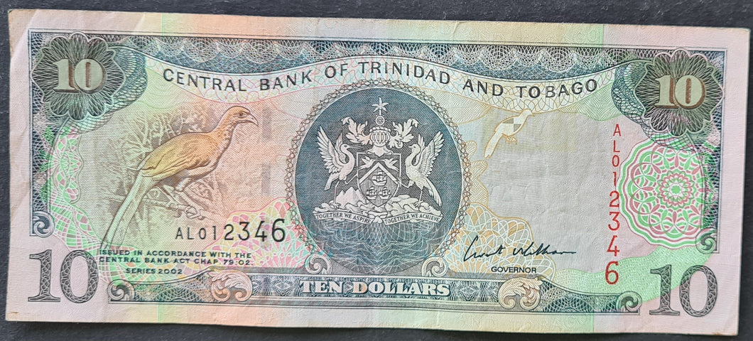 Trinidad and Tobago 10 Dollar Banknote