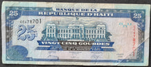 Load image into Gallery viewer, Haiti 25 Gourde Banknote
