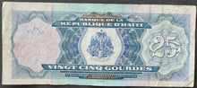 Load image into Gallery viewer, Haiti 25 Gourde Banknote
