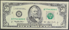 Load image into Gallery viewer, 1993 (G) $50 Fifty Dollar Bill Federal Reserve Note Chicago Old Vintage Currency
