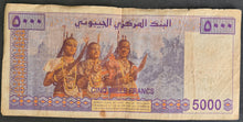 Load image into Gallery viewer, Djibouti 5,000 Francs Banknote
