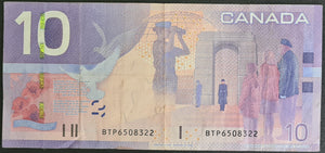 Canada 10 Dollars Banknote  (Canadian Journey Series)