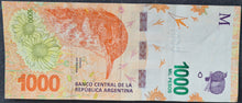 Load image into Gallery viewer, Argentina 1000 Pesos Banknote
