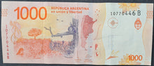 Load image into Gallery viewer, Argentina 1000 Pesos Banknote
