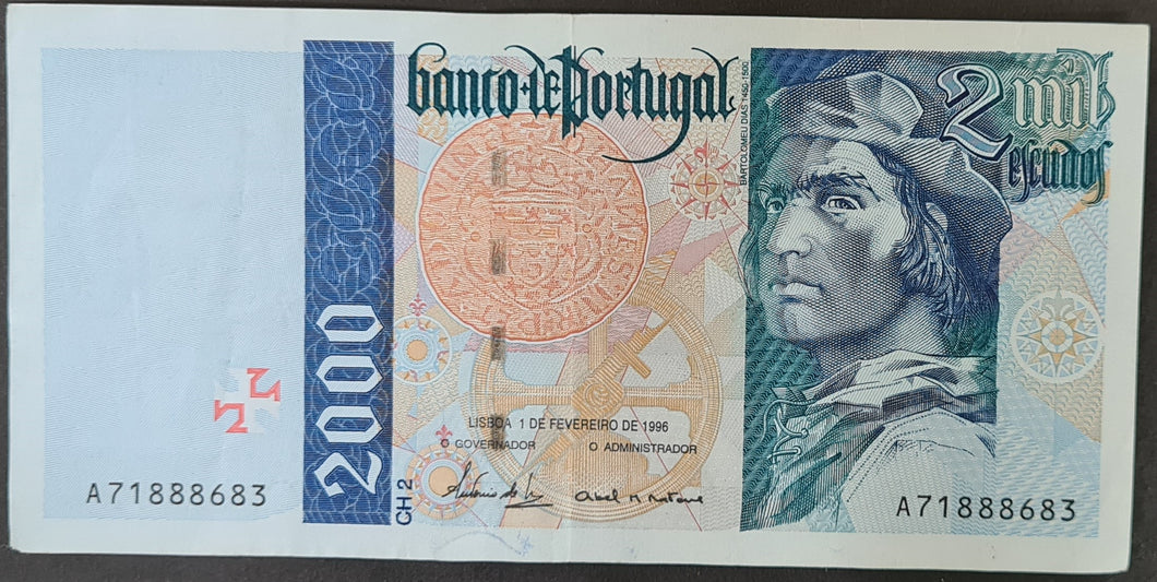 Portugal 2000 Escudos Banknote