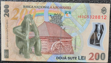 Load image into Gallery viewer, Romania 200 Lei Banknote
