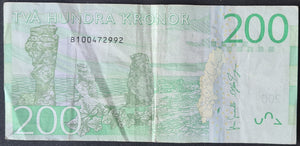 Sweden 200 Kronor Banknote