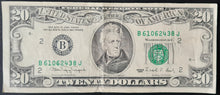 Load image into Gallery viewer, 1990 United States 20 Dollar Banknote
