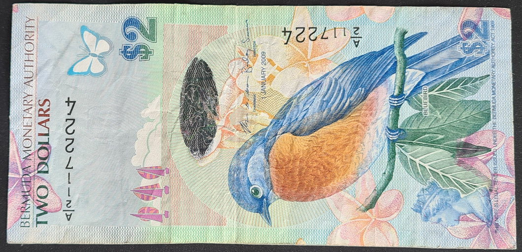 Bermuda 2 Dollars Banknote