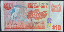 Load image into Gallery viewer, Singapore 10 Dollar Banknote (Bird Series)
