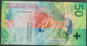 Switzerland 50 Francs Banknote