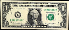 Load image into Gallery viewer, United States 1 Dollar Banknote
