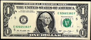 United States 1 Dollar Banknote