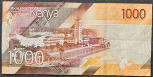 Kenya 2019 1,000 Shilling Banknote