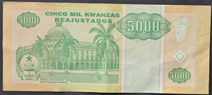 Angola 5,000 Kwanza 1995  Banknote