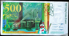 Load image into Gallery viewer, France 500 Francs Banknote 1994
