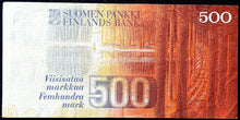 Load image into Gallery viewer, Finland 500 Markkaa Banknote
