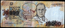 Load image into Gallery viewer, Portugal 10 000 Escudos Banknote
