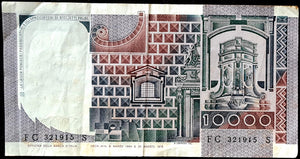 Italy 10 000 Lire Banknote 1976