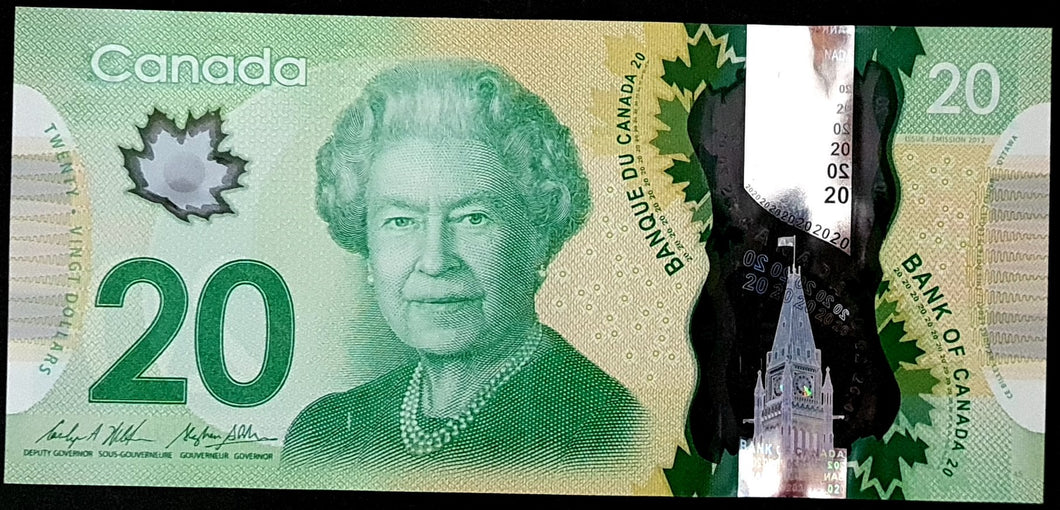 Canada 20 Dollars Banknote