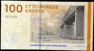 Denmark 100 Kroner Banknote