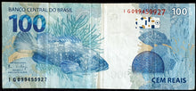 Load image into Gallery viewer, Brazil 100 Real Banknote
