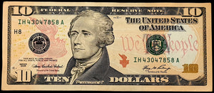 United States 10 Dollar Banknote aUNC