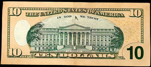 United States 10 Dollar Banknote aUNC