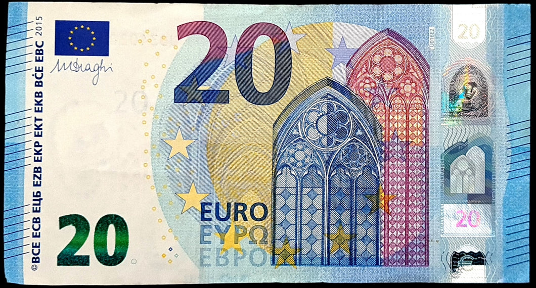 Euro 20 Euro Banknote - 2015