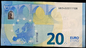 Euro 20 Euro Banknote - 2015