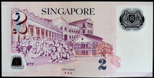 Load image into Gallery viewer, Singapore 2 Dollar Banknote
