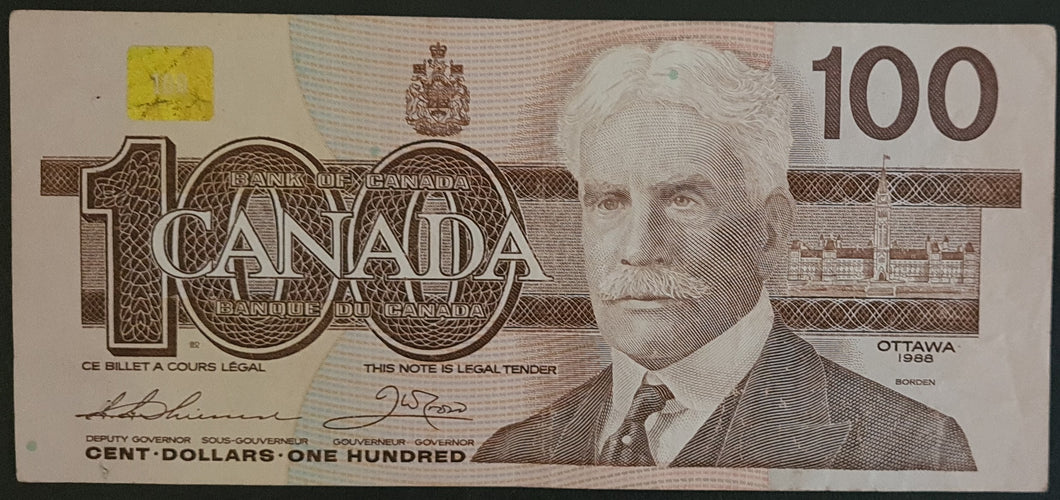 Canada 100 Dollar Banknote (The Birds of Canada Series)