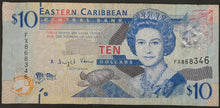 Load image into Gallery viewer, East Caribbean 10 Dollars Banknote
