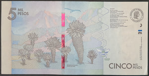 Colombia 5,000 Pesos Banknote