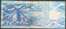 Load image into Gallery viewer, Barbados 2 Dollars Banknote
