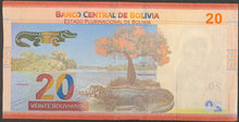 Load image into Gallery viewer, Bolivia 20 Bolivianos Banknote
