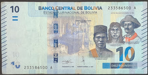 Bolivia 10 Bolivianos Banknote