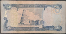 Load image into Gallery viewer, Iraq 250 Dinar Banknote
