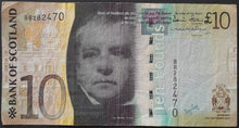 Load image into Gallery viewer, Scotland 10 Pounds Banknote  Bank of Scotland  2007
