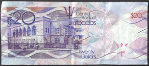 Barbados 20 Dollars Banknote