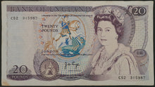 Load image into Gallery viewer, England 20 Pounds Banknote (John Page)
