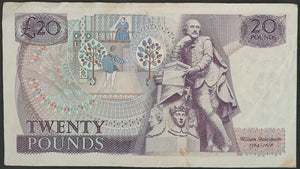 England 20 Pounds Banknote (John Page)