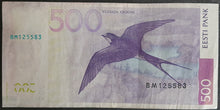 Load image into Gallery viewer, Estonia 500 Krooni Banknote
