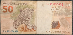 Brazil 50 Real Banknote