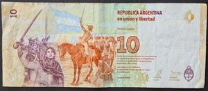 Argentina 10 Pesos Banknote