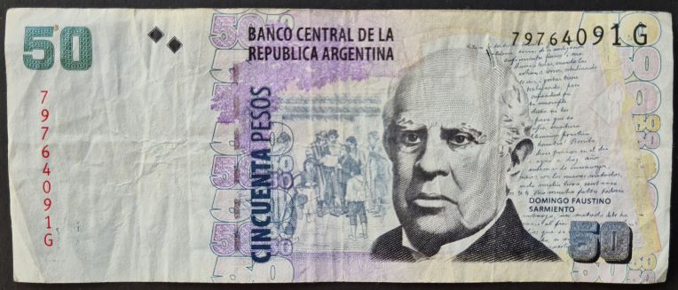 Argentina 50 Pesos Banknote