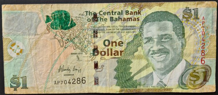 Bahamas 1 Dollar Banknote