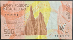 Madagascar 500 Ariary Banknote