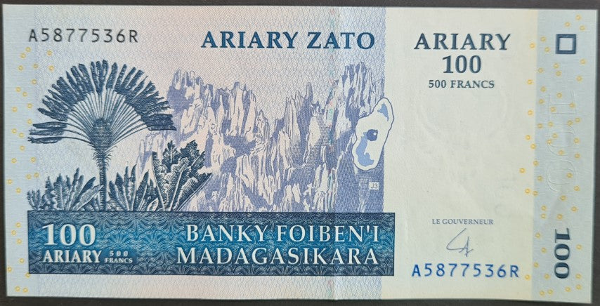 Madagascar 100 Ariary Banknote